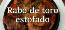 Rabo de toro estofado